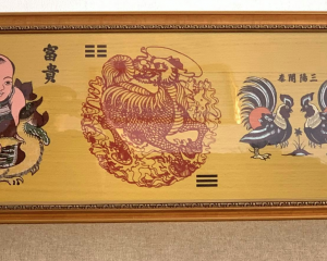 Tranh Tam Dương Khai Thái 80x30 cm